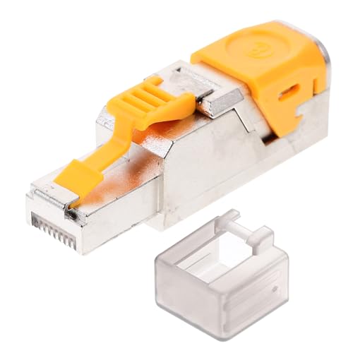 SHINEOFI Abgeschirmte Modulstecker Cat Werkzeugloser Ethernet Kompatibel mit Cata Biegsam Langlebig Installieren Hochwertige SHINEOFI Abgeschirmte Modulstecker Cat Werkzeugloser Ethernet Kompatibel mit Cata Biegsam Langlebig Installieren Hochwertige von SHINEOFI