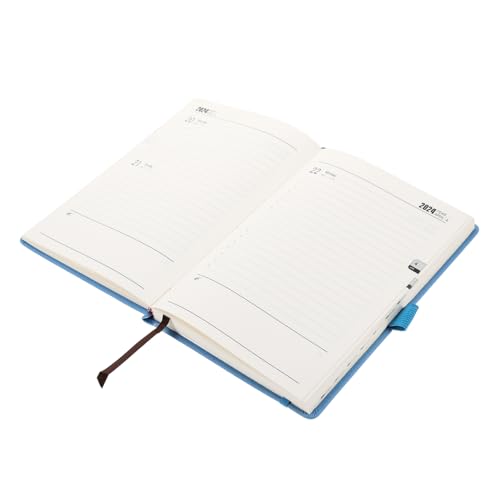 SHINEOFI Agendabuch 2024 Jahresplaner Notizbuch Wochenplaner 2024 Tagesplaner Notizbilder Notizblock Täglich Monatlich Planer Zu Tun Jährlich Multifunktionsnotiz Planungsbuch Papier Blue von SHINEOFI