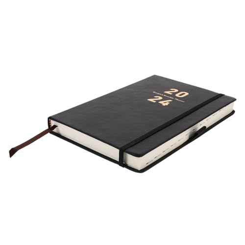 SHINEOFI Agendabuch 2024 Notizblock Notizbilder Schreibtischplaner Tag Notizbuch Täglich Zeitplaner Planungsbuch Multifunktionsnotiz Agenda Notebook Planen Sie Notizbücher Black Papier SHINEOFI Agendabuch 2024 Notizblock Notizbilder Schreibtischplaner Tag Notizbuch Täglich Zeitplaner Planungsbuch Multifunktionsnotiz Agenda Notebook Planen Sie Notizbücher Black Papier von SHINEOFI