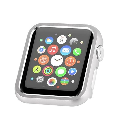 SHINEOFI Aluminiumlegierung Schutzhülle für Watch Stoßfestes Gehäuse mit Bildschirmschutz für Installieren Silberfarben von SHINEOFI