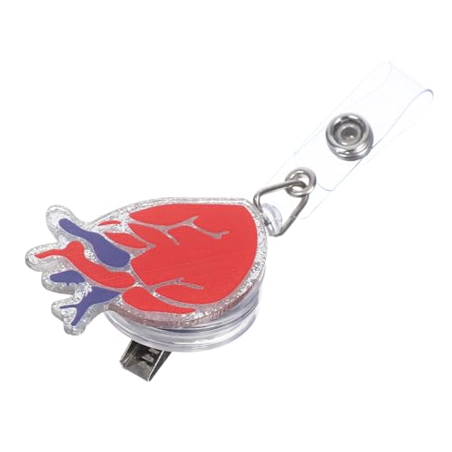 SHINEOFI Ausweishalter Design Einziehbarer Namensschildhalter aus Glitzerndem Acryl Tragbarer Ausweisclip für Krankenschwestern und Medizinisches Fachpersonal SHINEOFI Ausweishalter Design Einziehbarer Namensschildhalter aus Glitzerndem Acryl Tragbarer Ausweisclip für Krankenschwestern und Medizinisches Fachpersonal von SHINEOFI