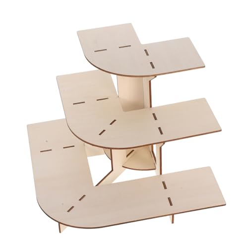 SHINEOFI Holzhandelsausstellungsständer Tischständer Einzelhandelsdisplay Ausstellungsregal Aus Holz Broschenständer Tischregal Schmuckständer Aus Holz Ständer Für Sonnenbrillen von SHINEOFI