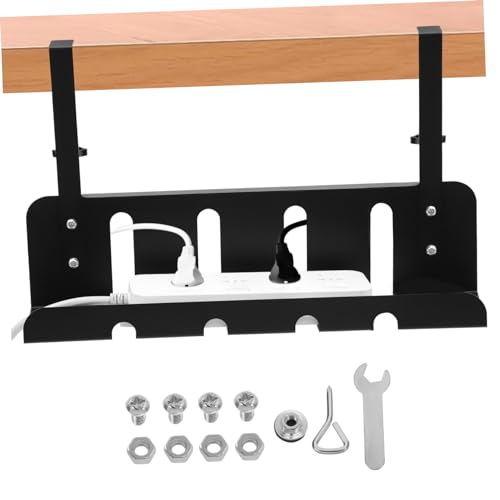 SHINEOFI Kabelmanagementfach Schnur Organizer Halter Drahthalter Für Kabel Schnüre Schreibtisch Inhaber Montiert Schubladen-Organizer Kabel-Organizer Organisieren Wohnung Eisen Schwarz SHINEOFI Kabelmanagementfach Schnur Organizer Halter Drahthalter Für Kabel Schnüre Schreibtisch Inhaber Montiert Schubladen-Organizer Kabel-Organizer Organisieren Wohnung Eisen Schwarz von SHINEOFI