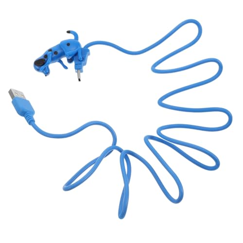SHINEOFI Kreatives Welpen-Ladekabel Hundedatenkabel -C -Ladespielzeug ladekabel c Ladekabel für Hunde Lustiges schnelles Angst -Hunde -Ladegerät Datenkabel für Welpen tpe Blau von SHINEOFI