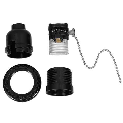 SHINEOFI Lampenfassung mit Zugschnur aus Bakelit Ziehen Sie die Kettenlichtsteckdose Licht Steckdose Kabel Halterung für Deckenleuchte Lampenfassung mit Zugkette Abs Black SHINEOFI Lampenfassung mit Zugschnur aus Bakelit Ziehen Sie die Kettenlichtsteckdose Licht Steckdose Kabel Halterung für Deckenleuchte Lampenfassung mit Zugkette Abs Black von SHINEOFI
