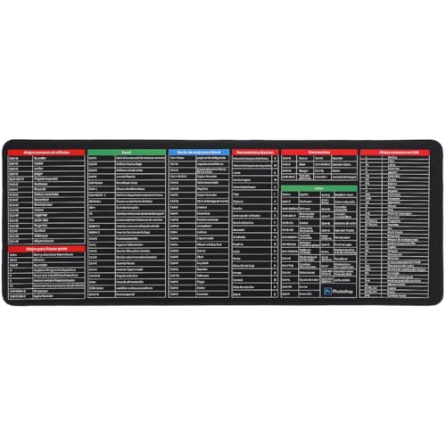 SHINEOFI Mauspad 79 X 30 cm Excel-Spickzettel Schreibtischunterlage Gaming-Mauspad Schreibtischunterlage Tastatur-Mauspads Fürs Büro Computer-Schreibtischzubehör SHINEOFI Mauspad 79 X 30 cm Excel-Spickzettel Schreibtischunterlage Gaming-Mauspad Schreibtischunterlage Tastatur-Mauspads Fürs Büro Computer-Schreibtischzubehör von SHINEOFI