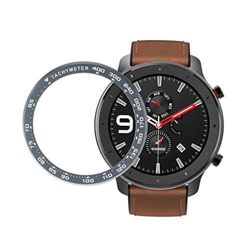 SHINEOFI Metall Uhrengehäuse Schutzring für Kratzfest Staubschutz Installieren Langlebiges Material Kompatibel mit Smartwatch von SHINEOFI