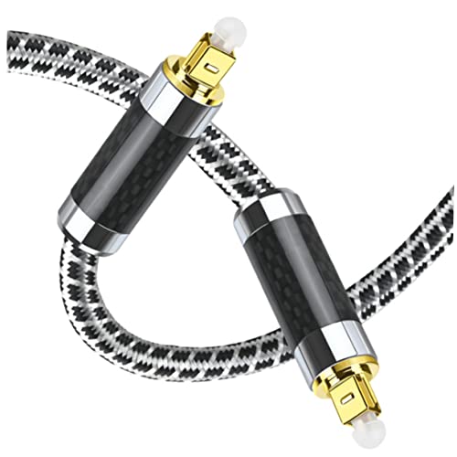 SHINEOFI Optisches Audiokabel Kabel für Digitale Audioverbindungen für Fernseher Top Boxen Verzerrungsfreie Klangqualität Hohe von SHINEOFI