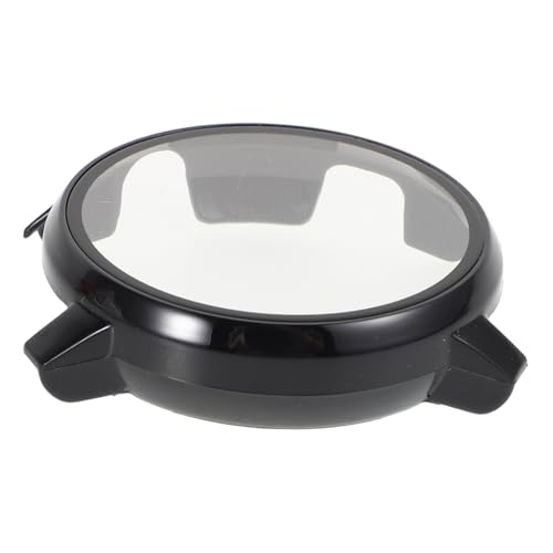 SHINEOFI Smartwatch-Schutzhülle Fall Armbanduhrhüllen schützende Uhrenabdeckung Beobachten Sie Cover SmartWatch -Bildschirmschutz volles Uhrengehäuse Muschel sehen pp Black von SHINEOFI