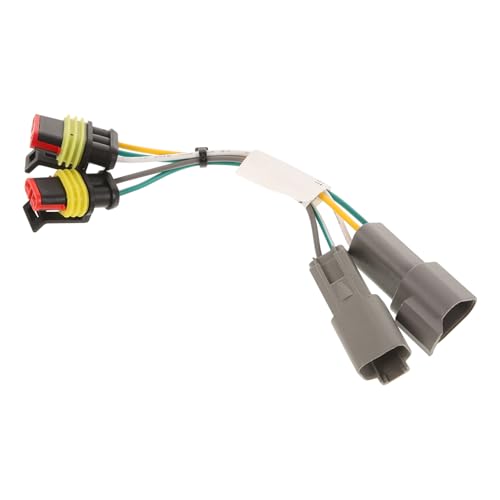 SHINEOFI Spannungsteiler-Wandler Spannungsteilerkabel für Golfwagen Zubehör Adapterkabel Golfbuggy Spannungsteiler-Umwandlungskabel Golfwagen-Adapterteil Plastik von SHINEOFI