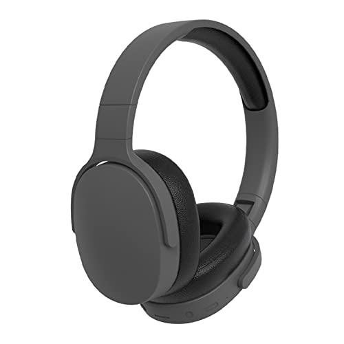 Bluetooth Kopfhörer Over Ear, Kopfhörer Kabellos Bluetooth Over-Ear, Wireless Faltbares Headset mit 3.5MM Audio Kable, Noise Cancelling kopfhoerer mit Mikrofon, Headphones für Phones/PC/Pads (Schwarz) von SHINROAD