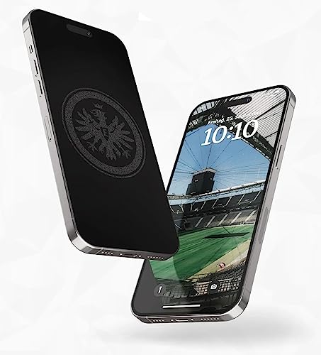 Eintracht Frankfurt 10H Premiumglas, Panzerfolie für iPhone 14 Pro Max, unzerstörbare Schutzfolie, höchster Härtegrat für Handys von SHINY – Screen Protection