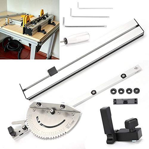 Profi Werkzeug Gehrungslehre Miter Gauge Box Joint Jig Kit einstellbarem Flip Stop 450mm Für Tischsäge/Router Sägen Zubehör Herrscher DHL von SHIOUCY