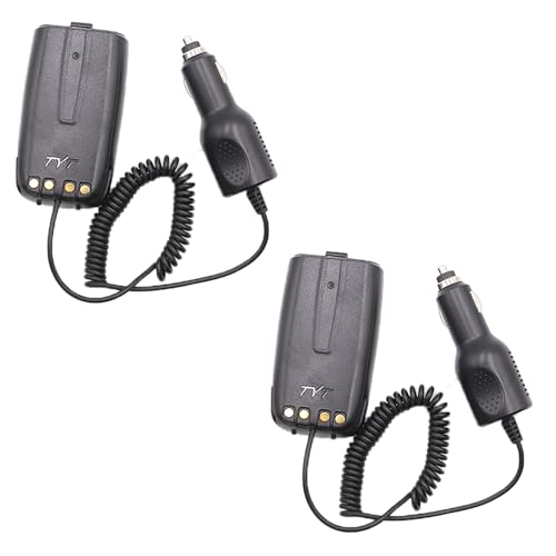 2 Pack SHIQUN TYT TH-UV800D Akku Eliminator Autoradio für UV-8000E Walkie Talkie 10W Hochleistungs-Zwei-Wege-Radio 7,4 V 3600 mAh von SHIQUN