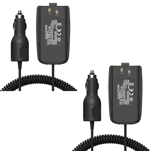 2 Pack SHIQUN TYT TH-UV800D Akku Eliminator Autoradio für UV-8000E Walkie Talkie 10W Hochleistungs-Zwei-Wege-Radio 7,4 V 3600 mAh von SHIQUN