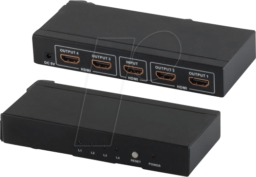 SHVP 05-03004 - HDMI Splitter, HDMI Buchse auf 4x HDMI Buchse, 4K2K, 3D SHVP 05-03004 - HDMI Splitter, HDMI Buchse auf 4x HDMI Buchse, 4K2K, 3D von SHIVERPEAKS