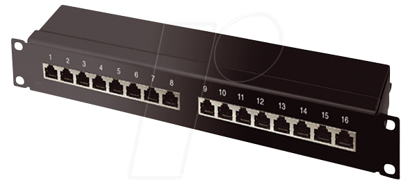 SHVP 75068 - Patchpanel, 19”, 16-Port, Cat.6a SHVP 75068 - Patchpanel, 19”, 16-Port, Cat.6a von SHIVERPEAKS
