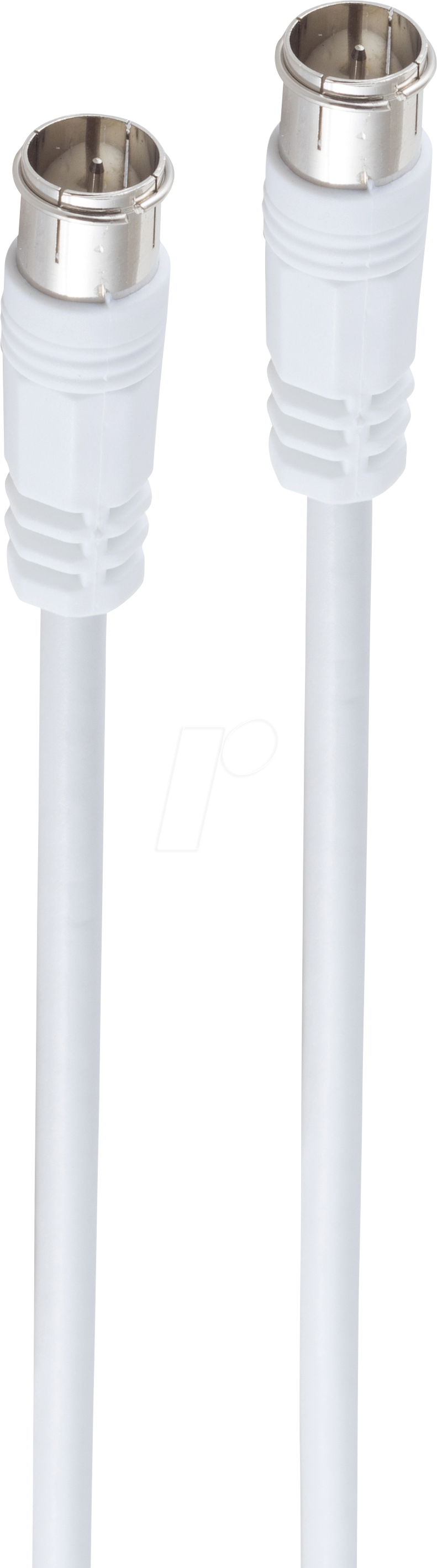 SHVP 80107128 - SAT-Anschlusskabel mit F-Quick-Stecker, weiß 7,5 m von SHIVERPEAKS