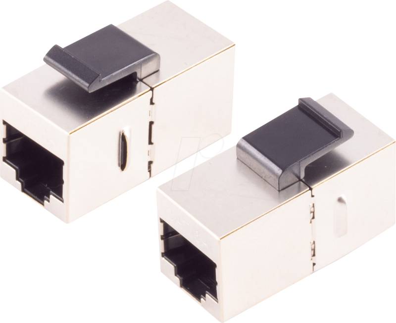 SHVP BS08-10010 - Keystone Modul, RJ45 Buchse / Buchse, Cat.6a, 24 Stück von SHIVERPEAKS