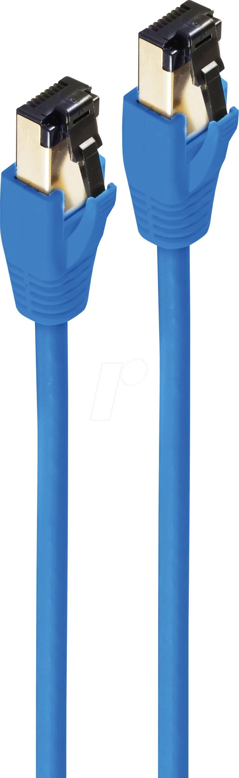 SHVP BS08-41081 - Patchkabel, Cat.8.1, F/FTP PIMF, blau, 15 m von SHIVERPEAKS