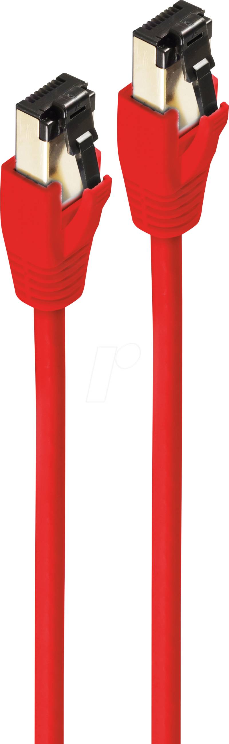 SHVP BS08-41084 - Patchkabel, Cat.8.1, F/FTP PIMF, rot, 15 m von SHIVERPEAKS