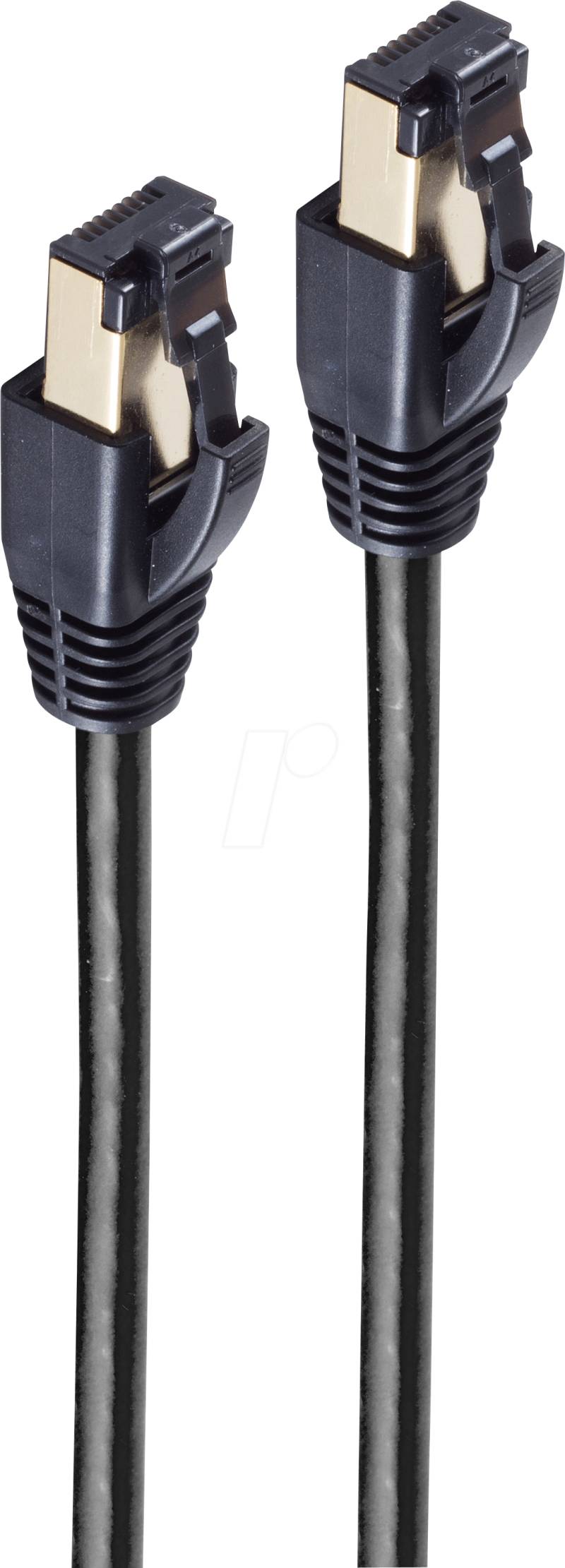 SHVP BS08-41085 - Patchkabel, Cat.8.1, F/FTP PIMF, schwarz, 15 m von SHIVERPEAKS