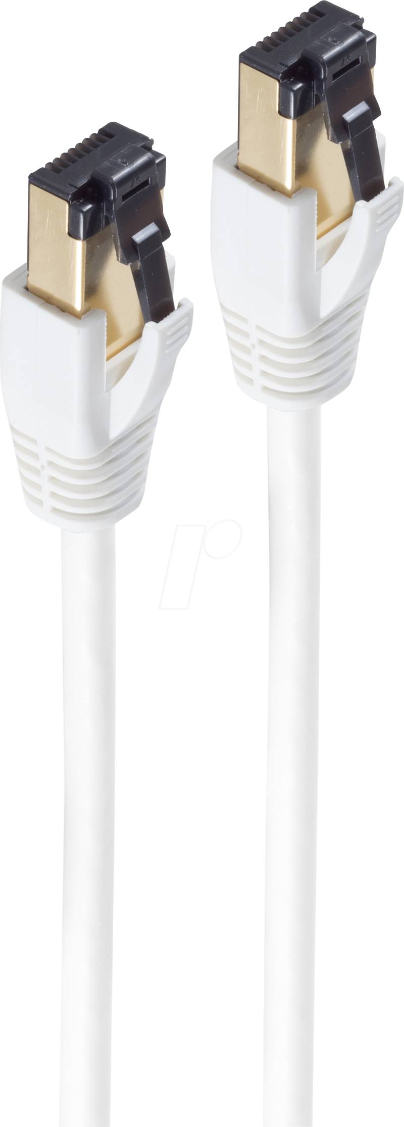 SHVP BS08-41086 - Patchkabel, Cat.8.1, F/FTP PIMF, weiß, 15 m von SHIVERPEAKS