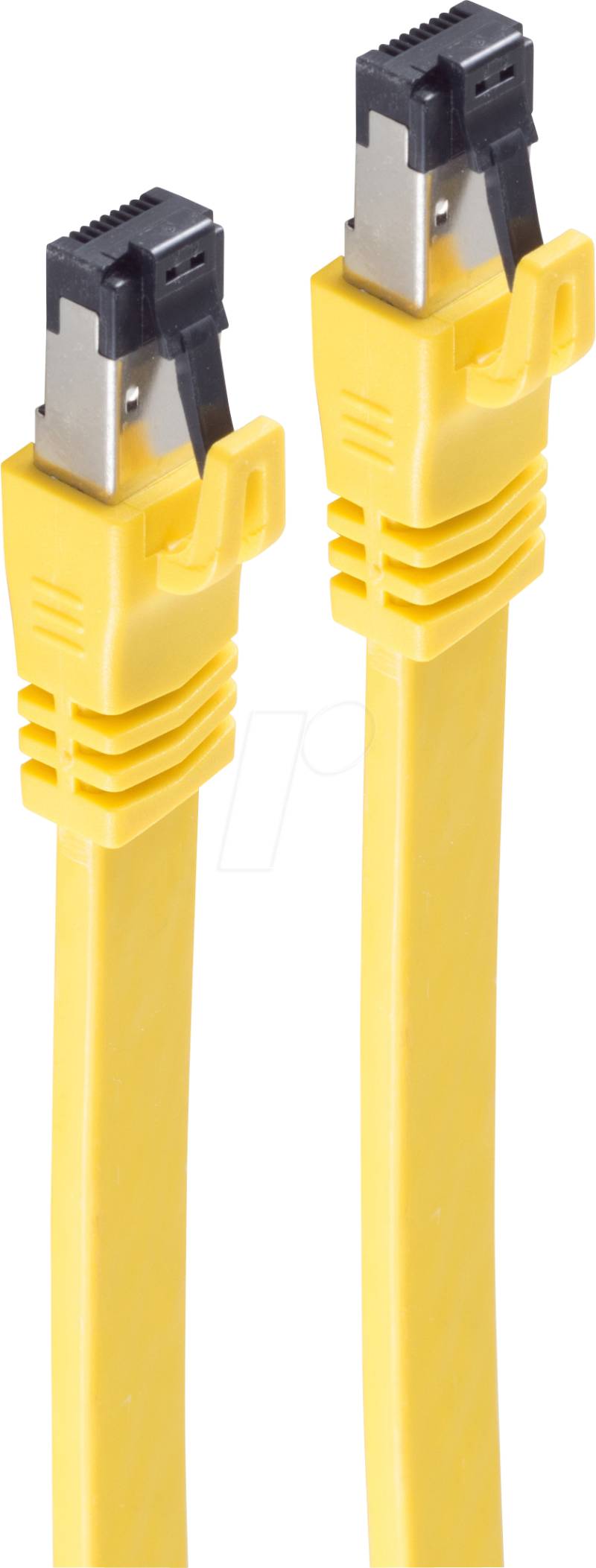 SHVP BS08-42072 - Patchkabel, Cat.8.1, U/FTP, flach, 10 m, gelb von SHIVERPEAKS