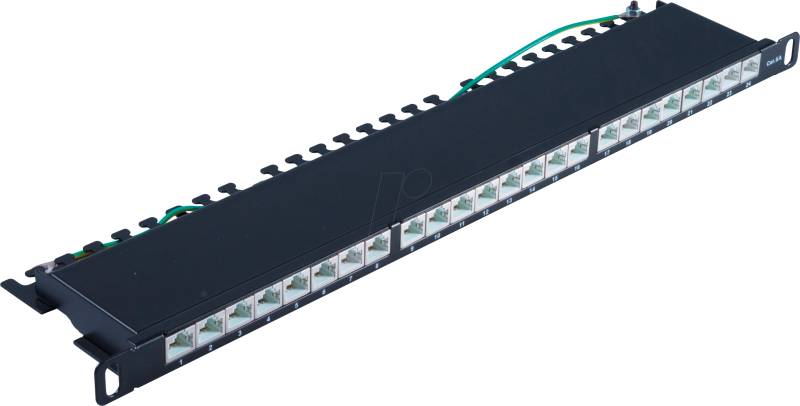 SHVP BS08-67052 - Patchpanel, 19'', 24-Port, Cat.6a von SHIVERPEAKS