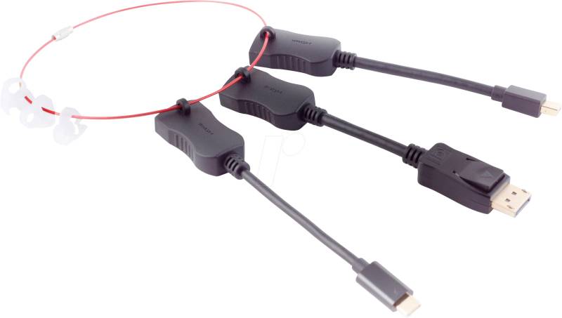 SHVP BS10-01020 - HDMI Adapter Set, HDMI > DP / mini DP / USB-C von SHIVERPEAKS