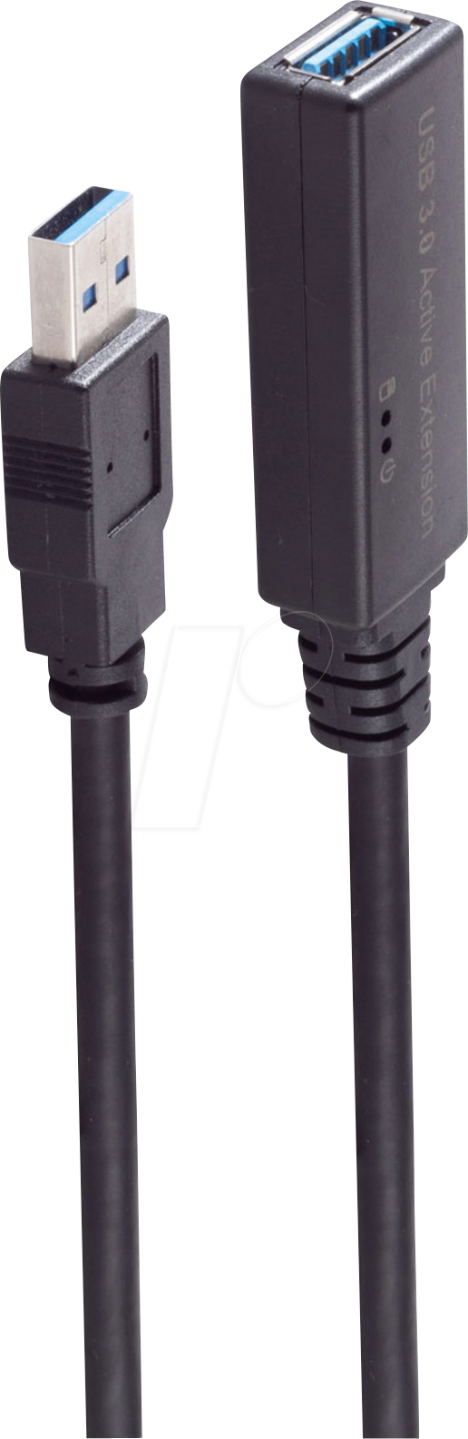 SHVP BS13-39085 - Aktives USB 3.0-Kabel, A-Stecker > A-Buchse, 15 m von SHIVERPEAKS