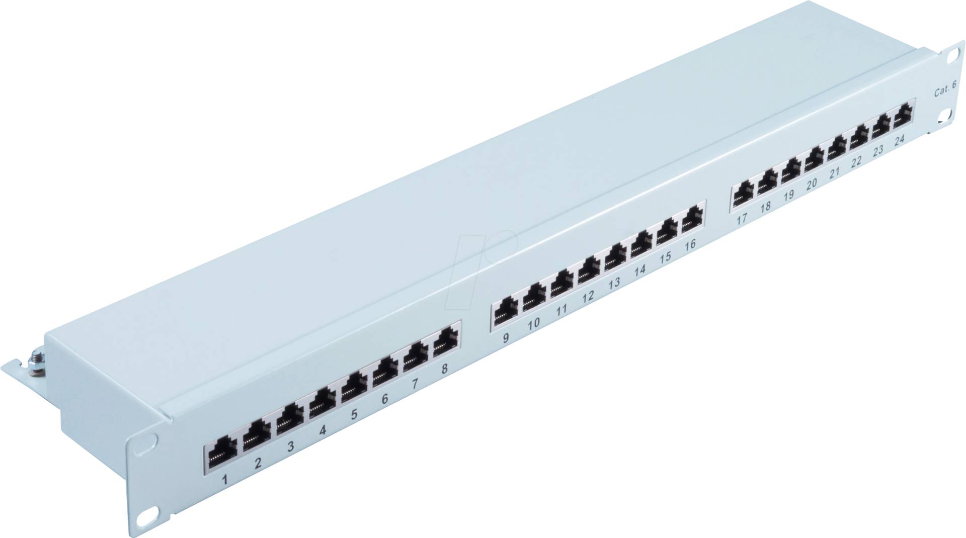 SHVP BS75074 - Patchpanel, 19'', 24-Port, Cat.6, 1 HE von SHIVERPEAKS