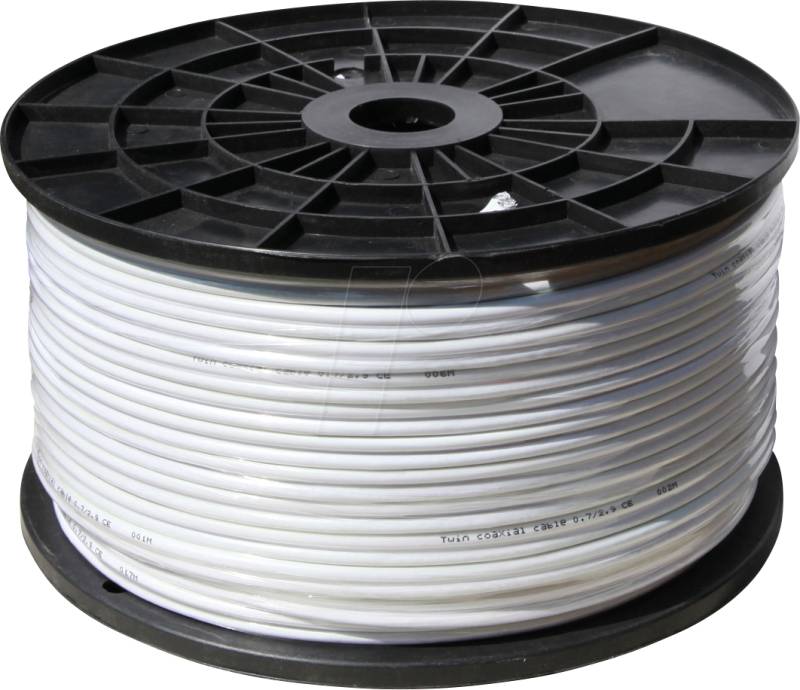 SHVP BS81900-8 - Koaxialkabel Ø 7,2 mm, 110db, CU, Spule, 100 m von SHIVERPEAKS