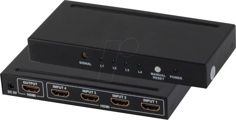 SHVP SP05-02004 - HDMI Switch, 4-Port, 4K2K, 3D von SHIVERPEAKS