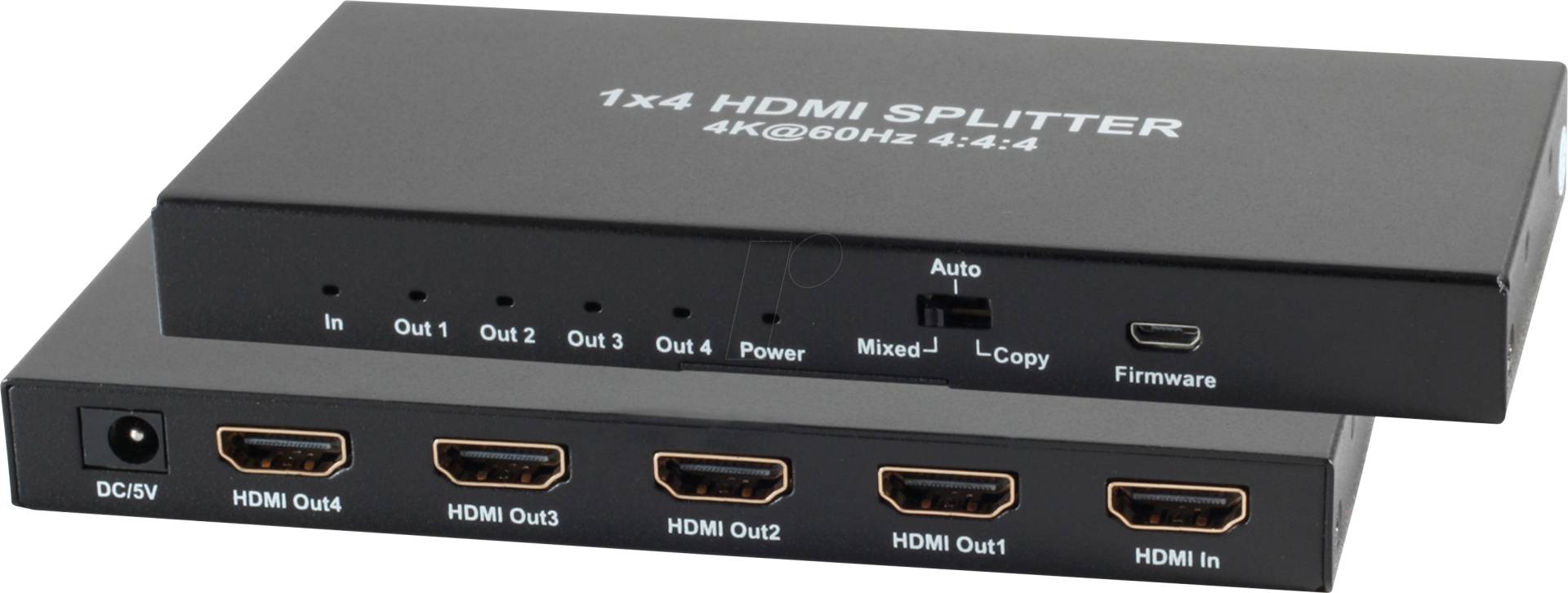 SHVP SP05-10002 - HDMI™ Splitter 4K/2K 60 Hz, HDR, 1in / 4out von SHIVERPEAKS