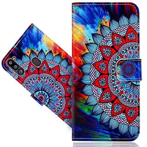 SHIYENA Handyhülle für Samsung Galaxy M30S / Galaxy M21, Leder Kartenfach Stand Flip Case Wallet Lederhülle Handytasche Schutzhülle Klapphülle Hülle von SHIYENA