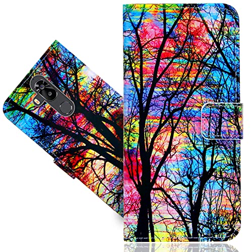 SHIYENA Handyhülle für TP-Link Neffos X9, Leder Kartenfach Stand Flip Case Wallet Lederhülle Handytasche Schutzhülle Klapphülle Hülle von SHIYENA