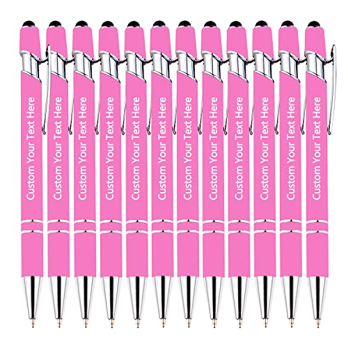 SHKINETARRY Individuelle Stifte, personalisierte Namensstifte, individuell gravierte Stifte mit Stylus, Weihnachten, Hochzeit, Geschäftsgeschenke, 108er-Pack, schwarze Tinte SHKINETARRY Individuelle Stifte, personalisierte Namensstifte, individuell gravierte Stifte mit Stylus, Weihnachten, Hochzeit, Geschäftsgeschenke, 108er-Pack, schwarze Tinte von SHKINETARRY