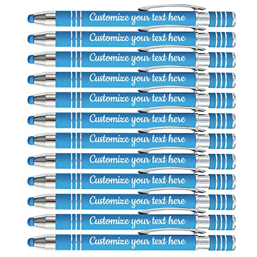 SHKINETARRY Individuelle Stifte, personalisierte Stifte mit Namenstext, individuell gravierter Stift mit Stylus für Hochzeiten, Business, Männer und Frauen, 96er-Pack, schwarze Tinte SHKINETARRY Individuelle Stifte, personalisierte Stifte mit Namenstext, individuell gravierter Stift mit Stylus für Hochzeiten, Business, Männer und Frauen, 96er-Pack, schwarze Tinte von SHKINETARRY