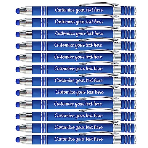 SHKINETARRY Individuelle Stifte, personalisierte Stifte mit Namenstext, individuell gravierter Stift mit Stylus für Hochzeiten, Business, Männer und Frauen, 96er-Pack, schwarze Tinte SHKINETARRY Individuelle Stifte, personalisierte Stifte mit Namenstext, individuell gravierter Stift mit Stylus für Hochzeiten, Business, Männer und Frauen, 96er-Pack, schwarze Tinte von SHKINETARRY