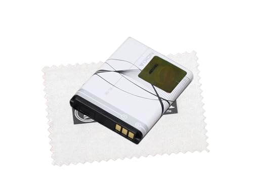 Akku für Original Nokia BL-5B für Nokia 3200 5070 5140 5200 5300 5500 6021 6060 6120 6124 7260 inkl. Reinigungstuch Shlok von SHLOK