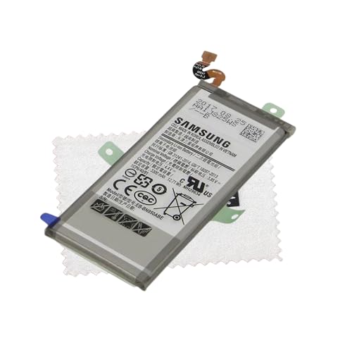 SHLOK Original Samsung Akku EB-BN950ABE für Samsung Galaxy Note 8 (N950F) Reinigungstuch von SHLOK