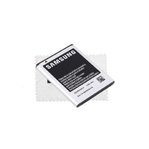 Original Akku für EB484659VU für Samsung Xcover (S5690), Galaxy W (i8150), Wave 3 (S8600) mit Displayputztuch Shlok von SHLOK