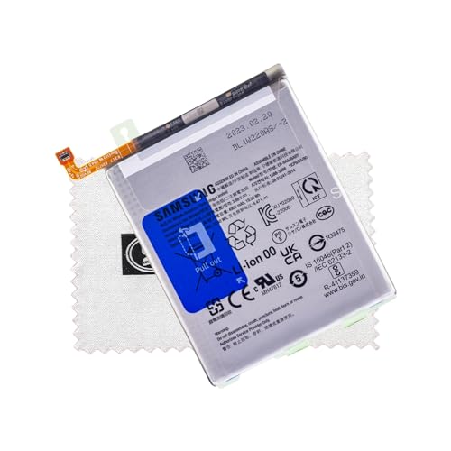 Original Samsung Akku EB-BA546ABY für Samsung Galaxy A34 (A346B), Galaxy A54 (A546B) mit Shlok Bildschirmreinigungstuch von SHLOK