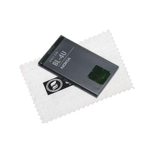 SHLOK Original Akku für Nokia BL-4U für Nokia 301, 3120C, 500, 515, 5250, 5330, 5530, 6600, 8800, C5, E75, Asha 210, mit Reinigungstuch SHLOK Original Akku für Nokia BL-4U für Nokia 301, 3120C, 500, 515, 5250, 5330, 5530, 6600, 8800, C5, E75, Asha 210, mit Reinigungstuch von SHLOK