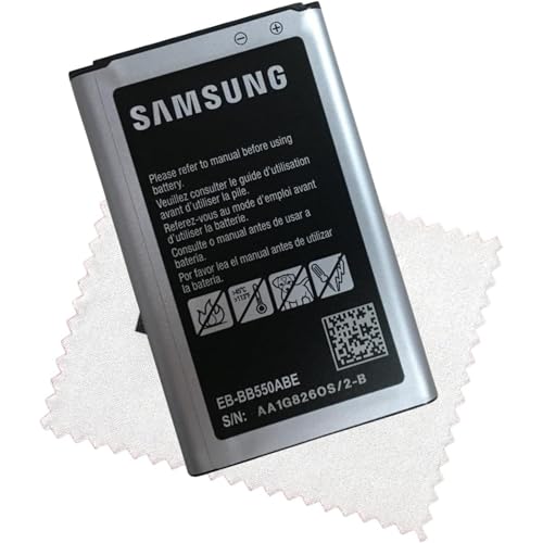 SHLOK Original Akku für Samsung EB-BB550ABE für Samsung B550H Xcover 550 inkl. Reinigungstuch von SHLOK