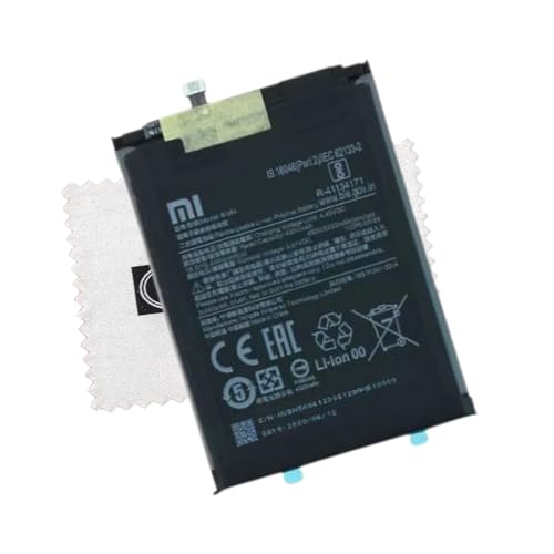 SHLOK Original xiaomi BN54 Li-ION akku für Redmi 9/Note 9 mit Reinigungstuch von SHLOK