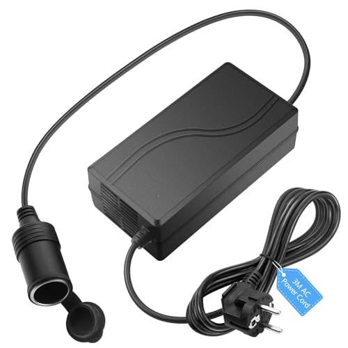 SHNITPWR Spannungswandler 230V auf 12V 15A KFZ Netzadapter 180W mit 3M Netzkabel 220V Wechselrichter Adapter für Kompressor Kühlbox Reifenfüller Autostaubsauger SHNITPWR Spannungswandler 230V auf 12V 15A KFZ Netzadapter 180W mit 3M Netzkabel 220V Wechselrichter Adapter für Kompressor Kühlbox Reifenfüller Autostaubsauger von SHNITPWR