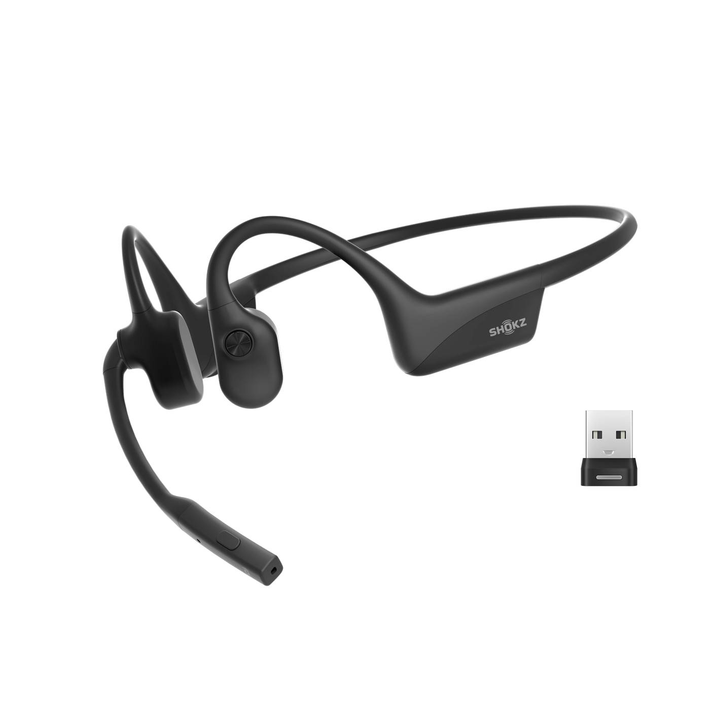 SHOKZ OPENCOMM2 Bluetooth Knochenschall Headset USB A Dongle SHOKZ OPENCOMM2 Bluetooth Knochenschall Headset USB A Dongle von SHOKZ
