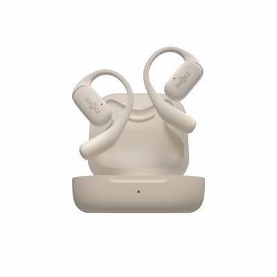 Shokz OpenFit Open-Ear True Wireless Earbuds beige von Shokz